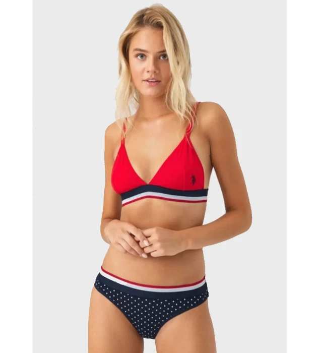 Picture of U.S. Polo 66253 Bustier and Brief Set