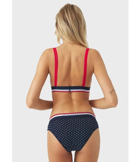 Picture of U.S. Polo 66253 Bustier and Brief Set