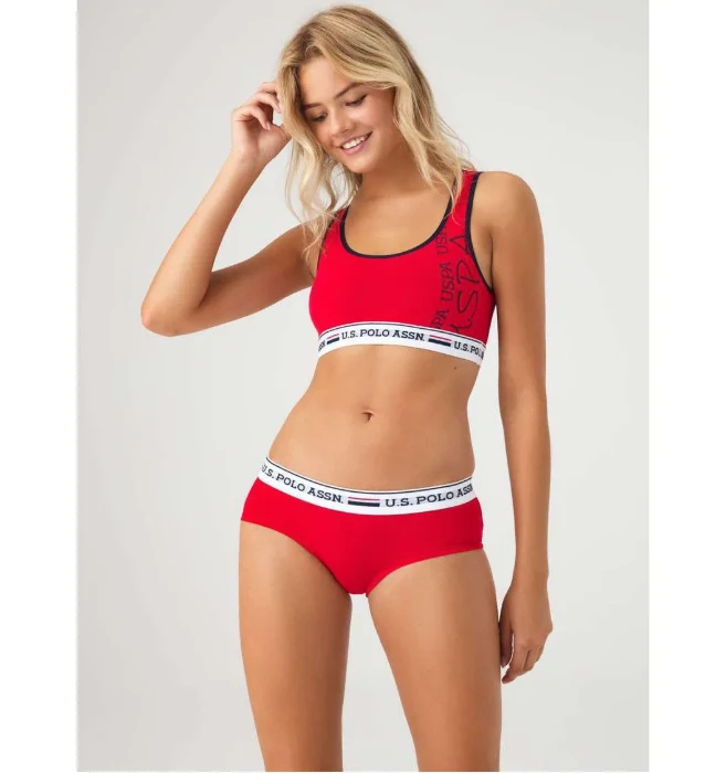 Picture of U.S. Polo 66255 Bustier and Brief Set