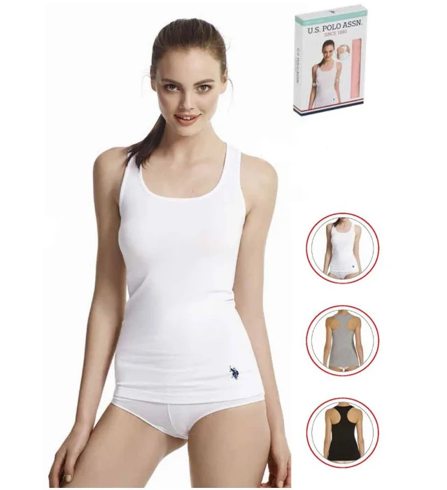 Picture of U.S. Polo 66001 Wide-Strap Tank Top