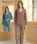 Picture of Pijadore 2218 Long-Sleeve Button-Front Pajama Set