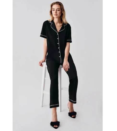 Perin 324 Penye 4'lü Sabahlıklı Pijama Takım resmi