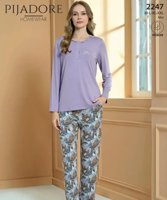 Pijadore 2247 Kadın Pijama Takımı resmi