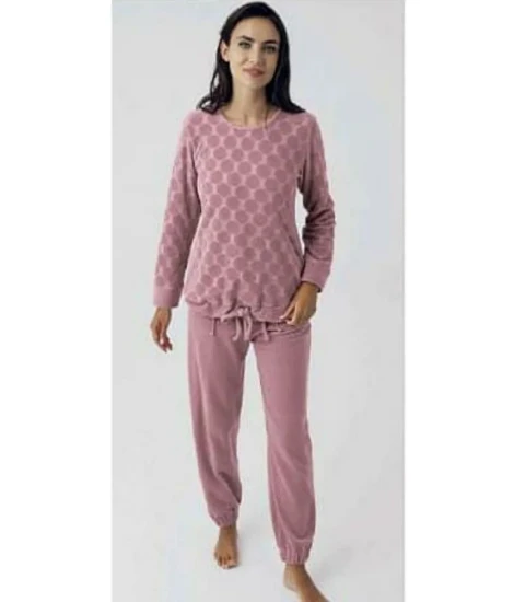 Artış 15200 Waffle Polar Pijama Takım resmi