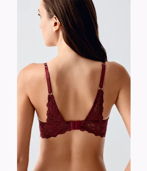 Newbra 1799 Balensiz Destekli Push Up Dantelli Sütyen resmi
