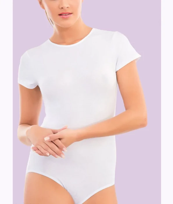İmer 9257 Modal Kısa Kollu Çıtçıtlı Body resmi