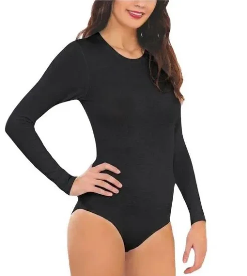 Image de Body Imer 9261 en modal à manches longues et boutons-pression