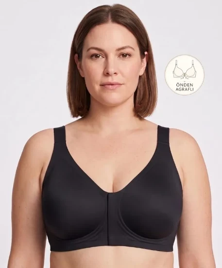Newbra 6707 Lazer Kesim Toparlayıcı Önden Agraflı Büyük Beden Hayalet Sütyen resmi
