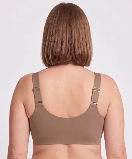 Newbra 6707 Lazer Kesim Toparlayıcı Önden Agraflı Büyük Beden Hayalet Sütyen resmi