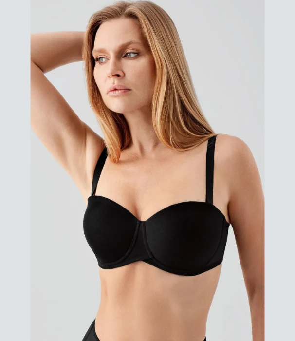 Newbra 7057 Balenli Desteksiz Straplez Sütyen resmi