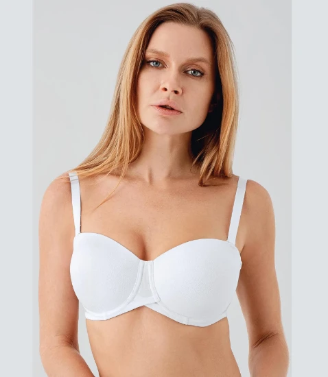 Newbra 7057 Balenli Desteksiz Straplez Sütyen resmi