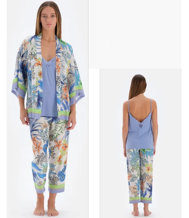 Eros ESK33534 Sabahlıklı Pijama Takımı resmi