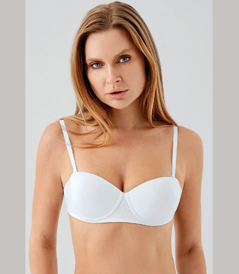 Picture of Newbra 7155 Padded Push-Up Bra with Sheer Back