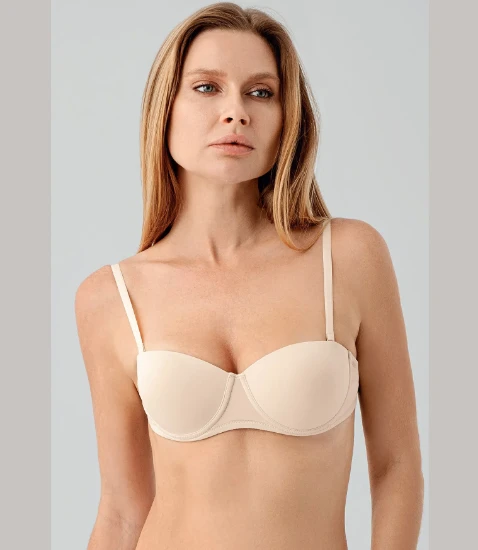 Picture of Newbra 7155 Padded Push-Up Bra with Sheer Back
