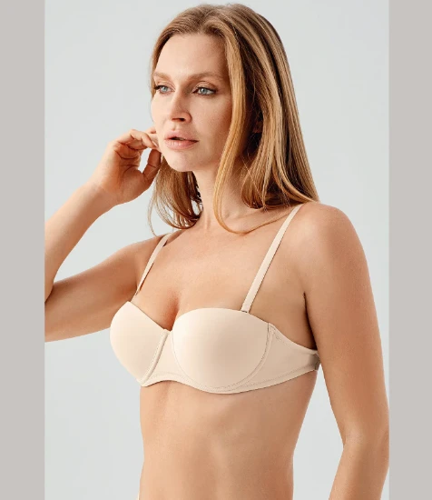 Picture of Newbra 7155 Padded Push-Up Bra with Sheer Back