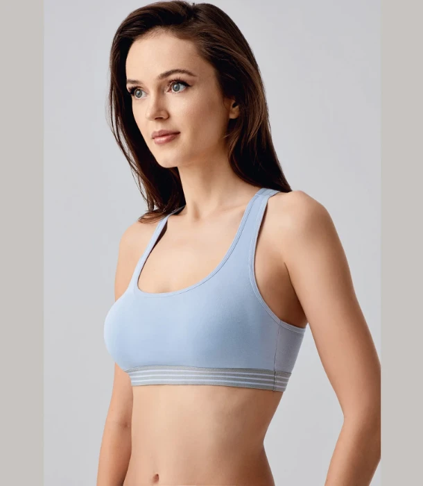 Newbra 8134 Desteksiz Pamuklu İlk Sütyen resmi