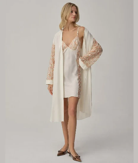 Pierre Cardin LX25263 Romina İpek Saten Altılı Gelin Çeyiz Takımı resmi
