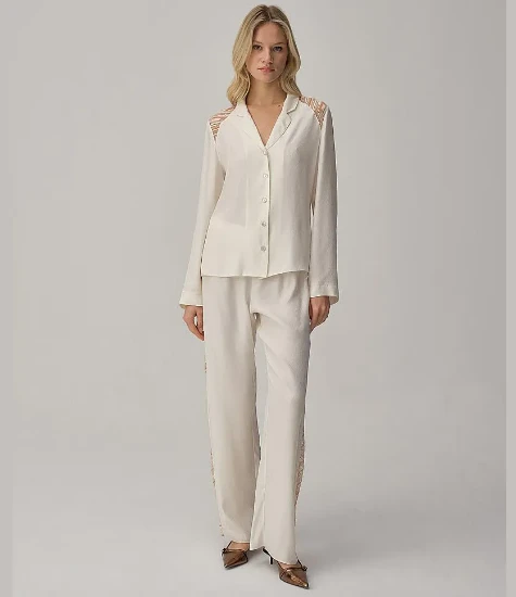 Pierre Cardin LX25263 Romina İpek Saten Altılı Gelin Çeyiz Takımı resmi