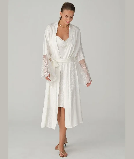 Pierre Cardin LX26162 Valerie Vegan İpek Saten Beşli Gelin Çeyiz Takımı resmi