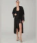 صورة Pierre Cardin LX26162 Valerie طقم جهاز العروس من الساتان الحريري النباتي من 5 قطع- أسود