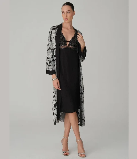 Pierre Cardin LX26164 Linda Vegan İpek Saten Beşli Gelin Çeyiz Takımı resmi