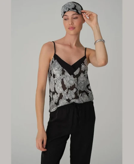 Pierre Cardin LX26164 Linda Vegan İpek Saten Beşli Gelin Çeyiz Takımı resmi