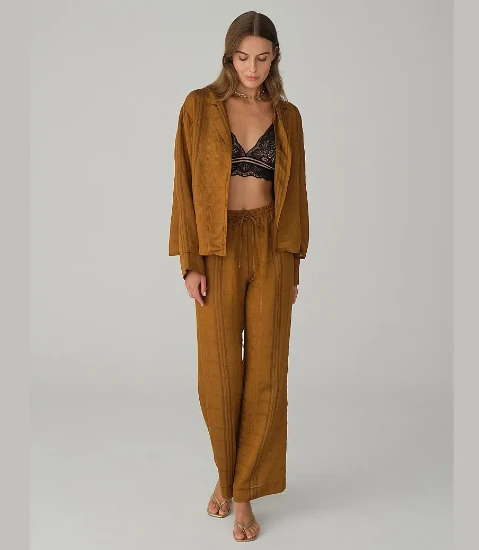 Pierre Cardin LX26132 Vegan İpek Braletli Kadın Pijama Takımı resmi