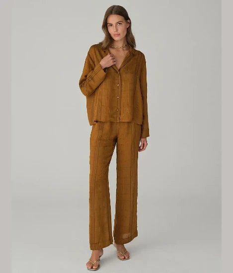 Pierre Cardin LX26132 Vegan İpek Braletli Kadın Pijama Takımı resmi