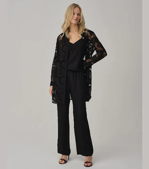 Pierre Cardin LX25236 Kadın Kimonolu Pijama Takımı resmi