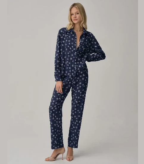 Pierre Cardin LX25234 Vegan İpek Braletli Kadın Pijama Takımı resmi