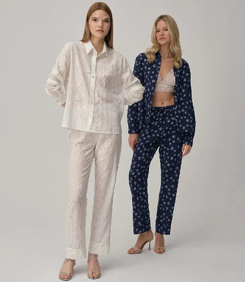 Pierre Cardin LX25234 Vegan İpek Braletli Kadın Pijama Takımı resmi