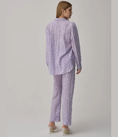 Pierre Cardin LX25234 Vegan İpek Braletli Kadın Pijama Takımı resmi