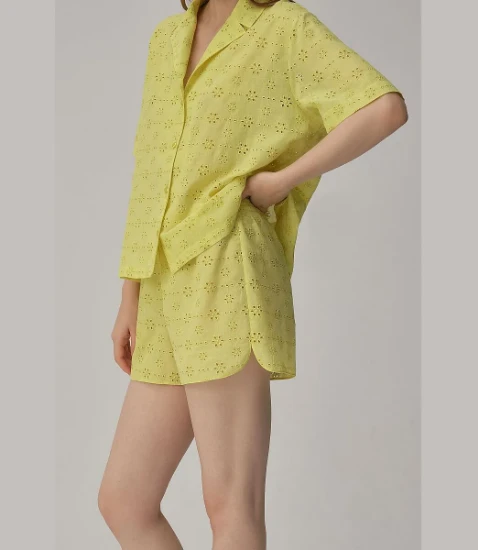 Pierre Cardin LX25225 Pamuklu Kadın Gömlek Pijama Takımı resmi