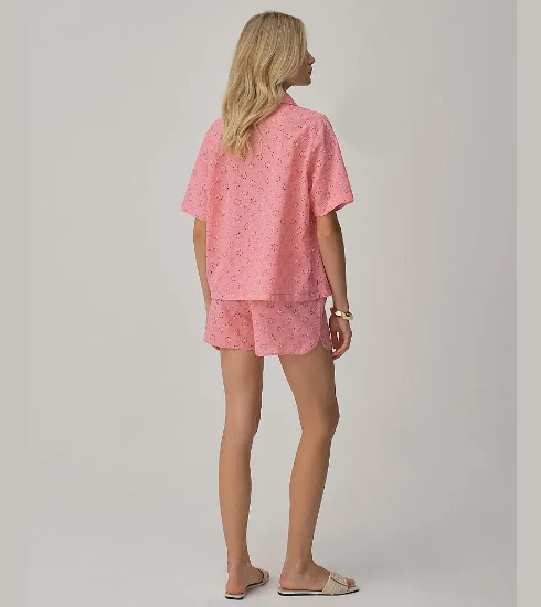Pierre Cardin LX25225 Pamuklu Kadın Gömlek Pijama Takımı resmi