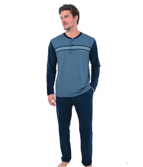 Pierre Cardin 6141 Erkek Jakarlı Pijama Takım resmi