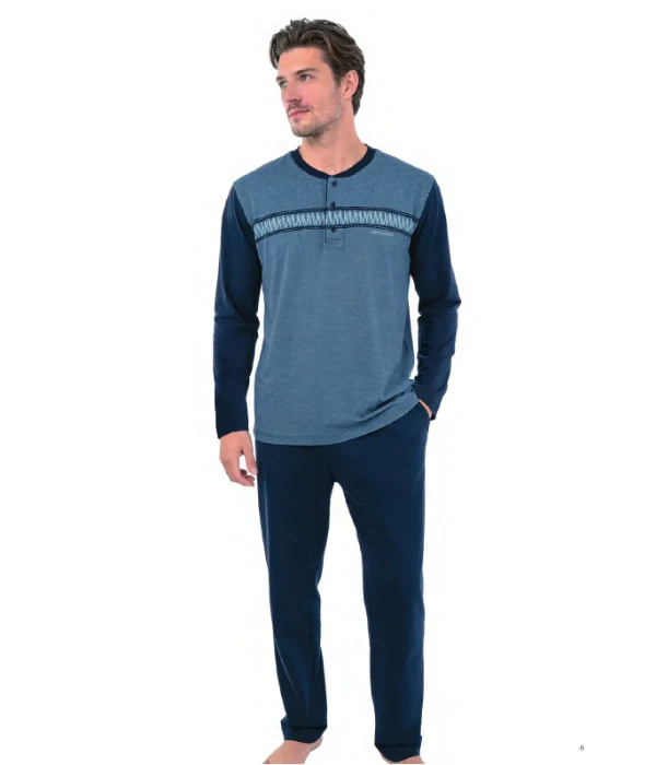 Pierre Cardin 6141 Erkek Jakarlı Pijama Takım resmi