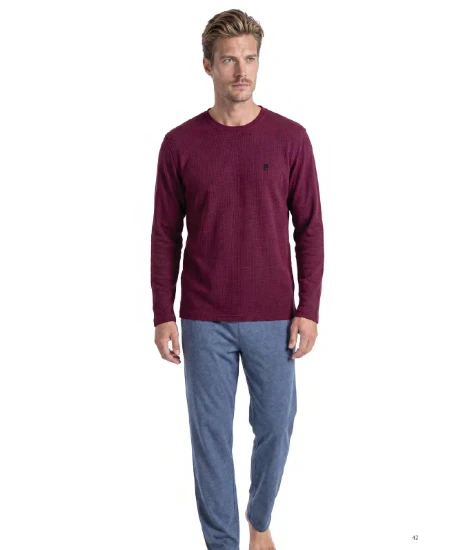Pierre Cardin 6145 Erkek Penye Pijama Takım resmi