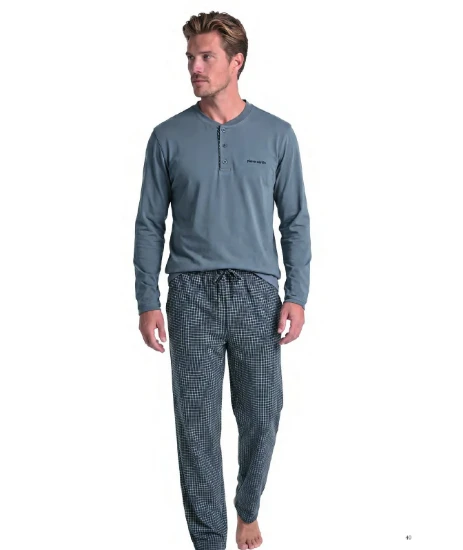 Pierre Cardin 6146 Erkek Penye Pijama Takım resmi