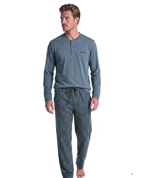Pierre Cardin 6146 Erkek Penye Pijama Takım resmi