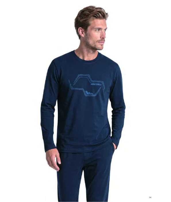 Pierre Cardin 6151 Erkek Penye Pijama Takım resmi