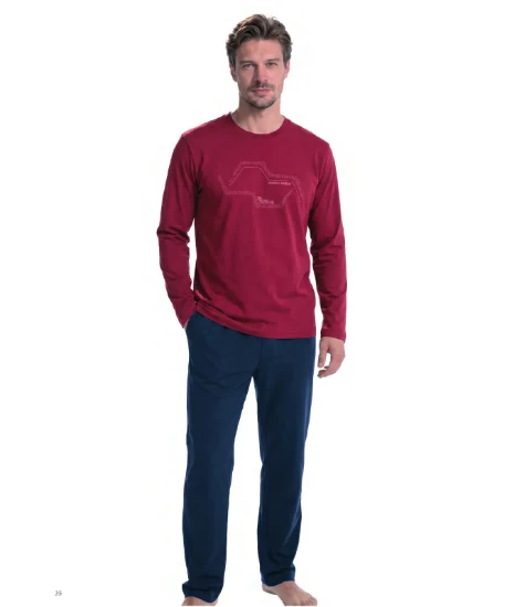 Pierre Cardin 6151 Erkek Penye Pijama Takım resmi