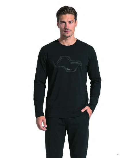 Pierre Cardin 6151 Erkek Penye Pijama Takım resmi