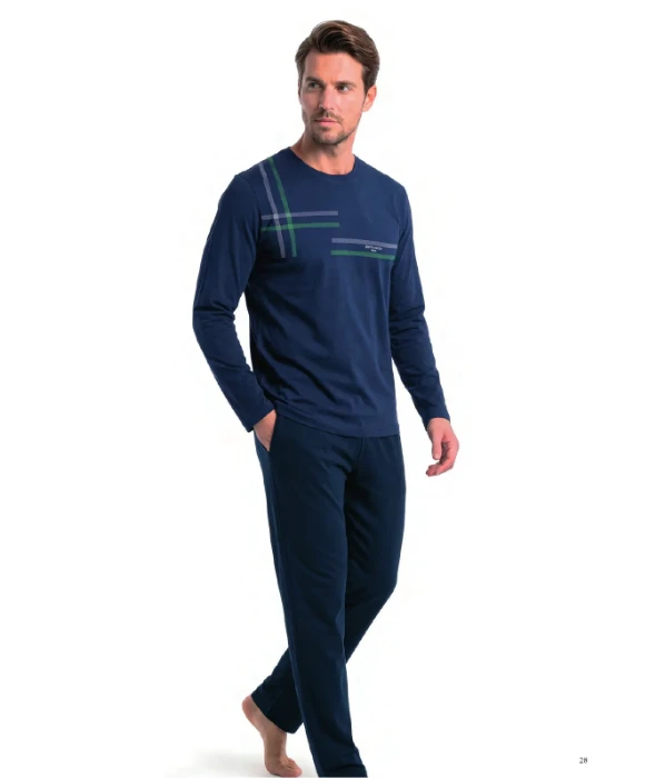 Pierre Cardin 6152 Erkek Penye Pijama Takım resmi