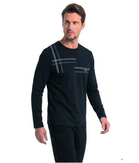 Pierre Cardin 6152 Erkek Penye Pijama Takım resmi