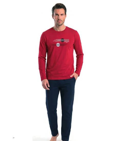 Pierre Cardin 6153 Erkek Penye Pijama Takım resmi
