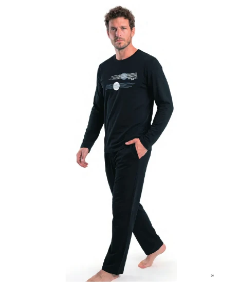 Pierre Cardin 6153 Erkek Penye Pijama Takım resmi