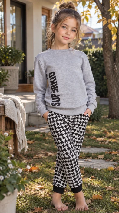 Penye Mood 8253 Çocuk Pijama Takım resmi
