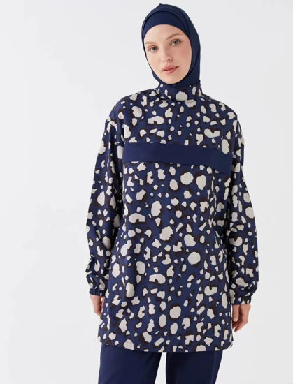 Modesty Makbule Paraşüt Kumaş Tesettür Mayo resmi
