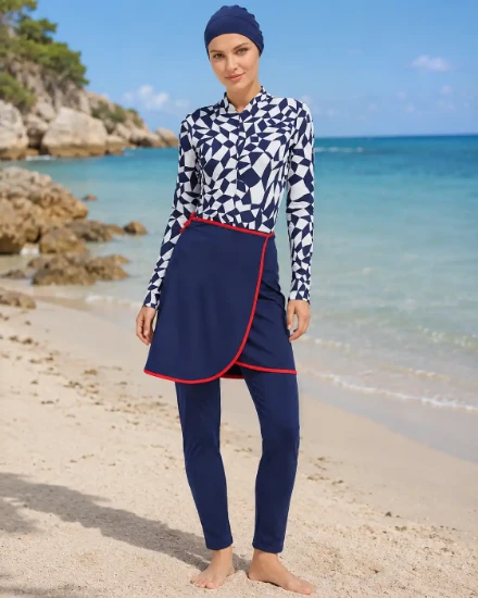 صورة Modesty Erva Lycra Burkini Swimsuit