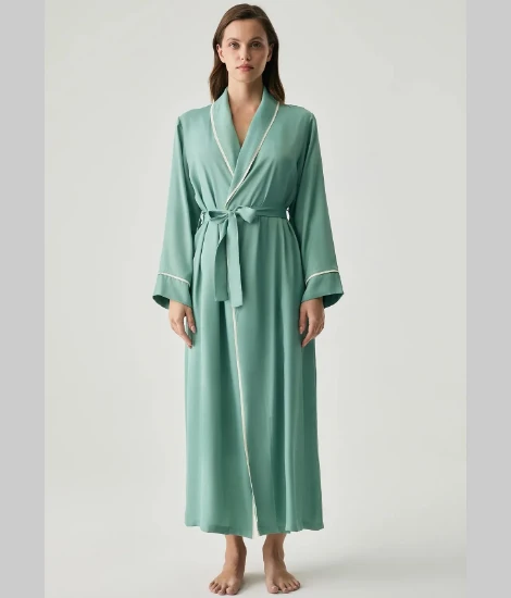 Picture of Penye Mood 2057 Satin Textured Robe